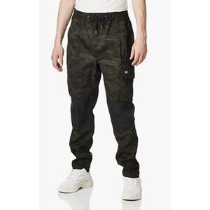 Cat Caterpillar Men  Night Camo Utility Work Cargo Pants Men 44X34 Tapered